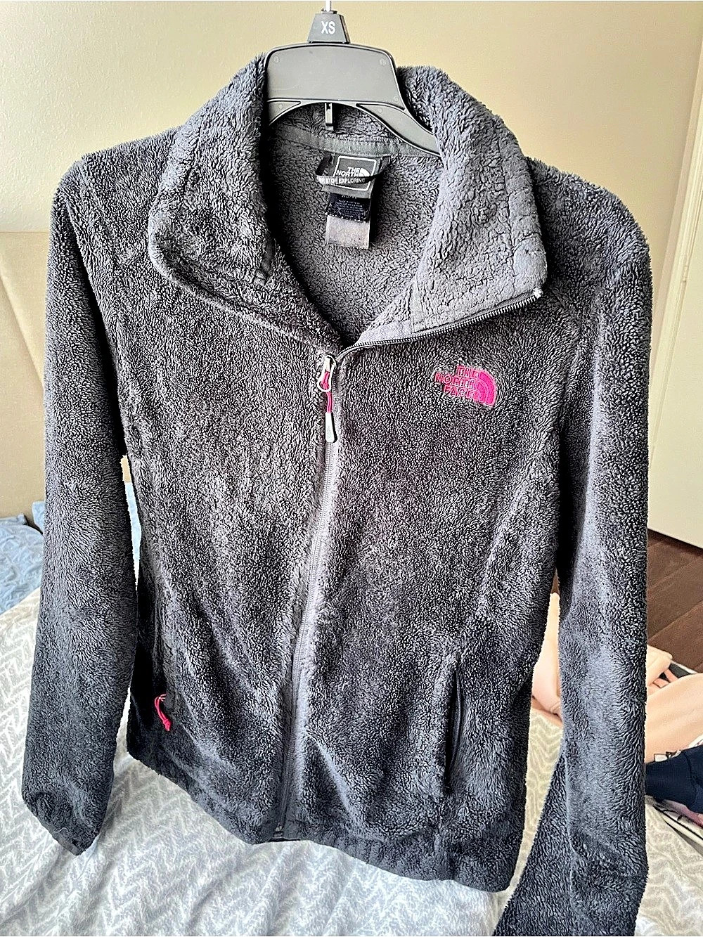 The North Face Osito Fleece Jacket Gray Size XS